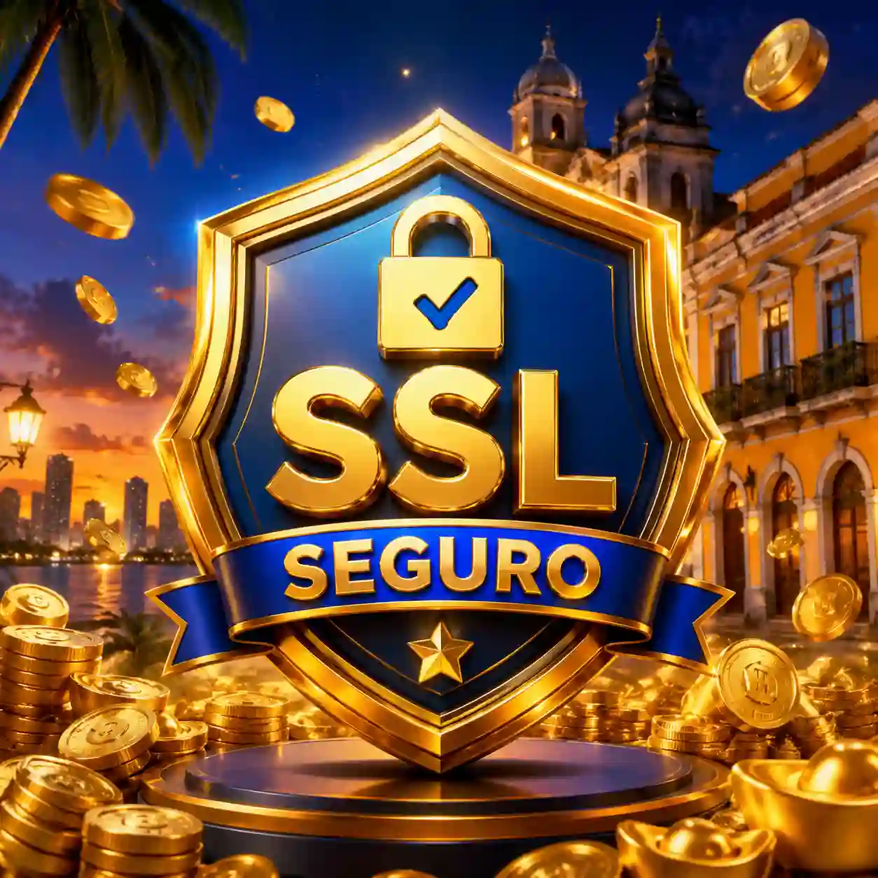 Selo de criptografia SSL 256 bits